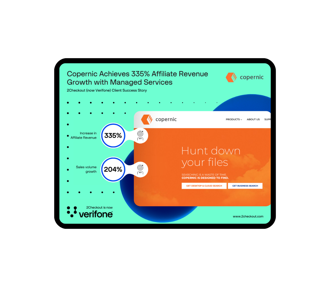 Copernic Grows Affiliate Revenue 335% with 2Checkout Managed Services