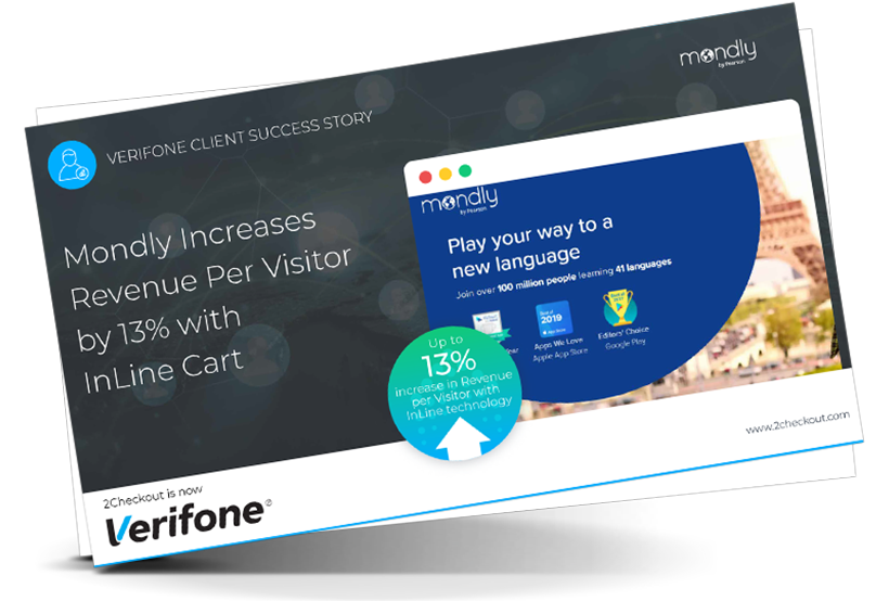 Mondly Increases Revenue Per Visitor by 13% with InLine Cart