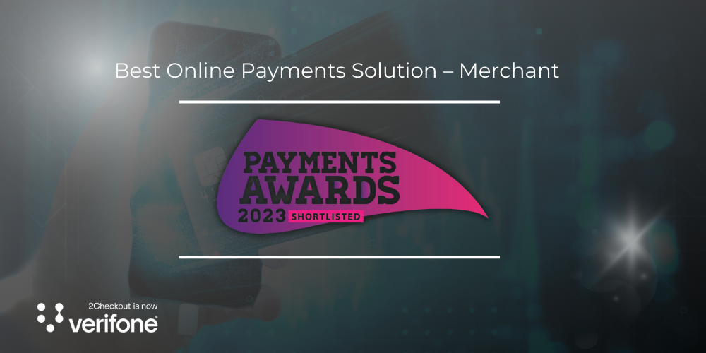 2Checkout Shortlisted for Best Online Payments Solution, 2023 Payments Awards