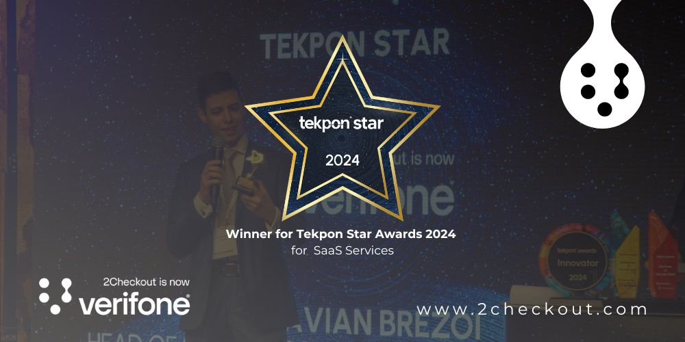 2Checkout (now Verifone) Wins Tekpon Star Award 2024 for SaaS Services